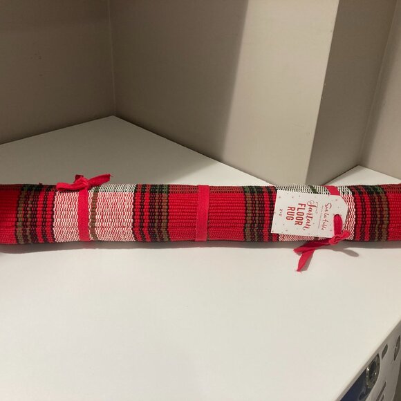 NWT Sur La Table Tartan Floor Rug 2x3 - Picture 5 of 5